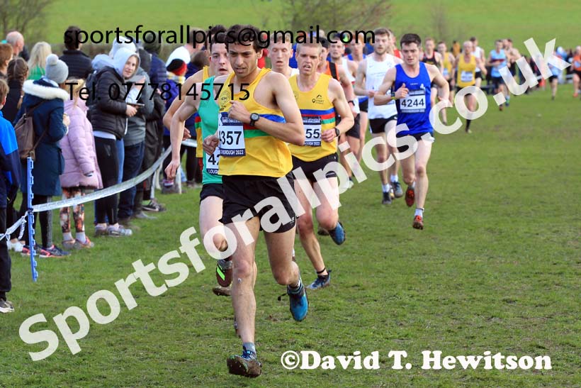 Senior Mens 2022 CAU Inter Counties Cross Country, Prestwold Hall, Loughborough.  Photo: David T. Hewitson/Sports for All Pics